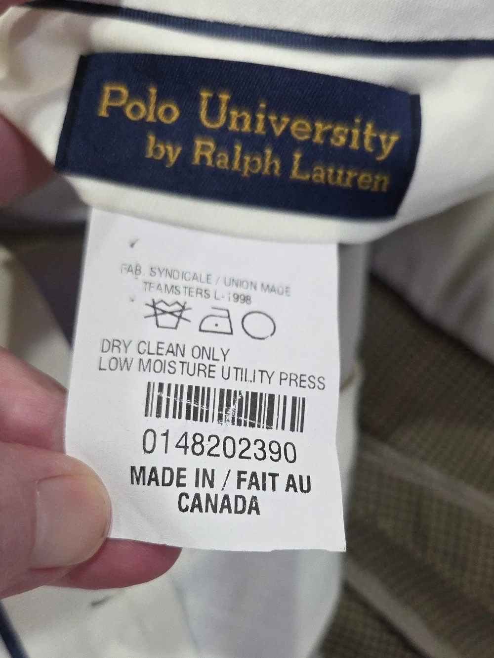 Polo University By Ralph Lauren Wool Tweed Dress Pants